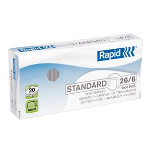 Rapid 26/6 Staples 5000 Pack