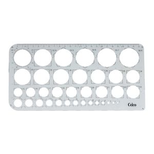 Celco C68 Circle Stencil Template