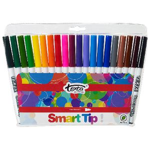 Texta Smarttip Markers Assorted Colours 20 Pack