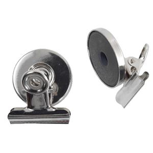 J.Burrows 32mm Magnetic Clips Chrome 2 Pack