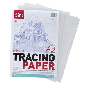 Sihl 90gsm A3 Tracing Paper Pad 10 Sheets