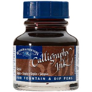 Winsor & Newton Calligraphy Ink 30mL Sepia