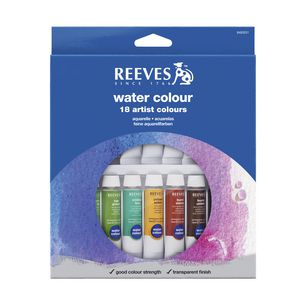Reeves Water Colour Paint Set 10mL 18 Pack