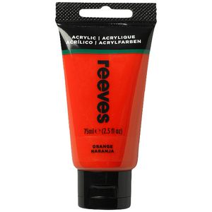 Reeves Artist Acrylic Paint 75mL Orange
