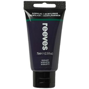Reeves Artist Acrylic Paint 75mL Violet