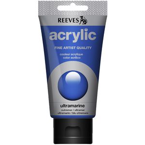Reeves Artist Acrylic Paint 75mL Ultramarine