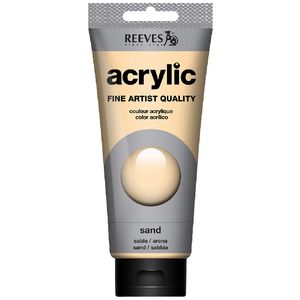 Reeves Artist Acrylic Paint 200mL Sand