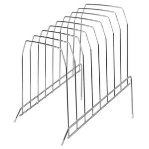 Wire Vertical File Organiser Large Silver