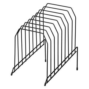 Wire Vertical File Organiser Large Black