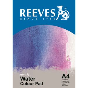 Reeves Water Colour Pad A4 12 Sheet