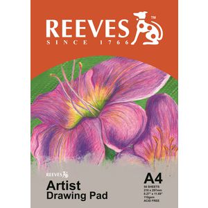 Reeves A4 Artists Drawing Pad 50 Sheet