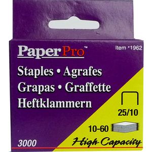 PaperPro 25/10 Staples 3000 Pack