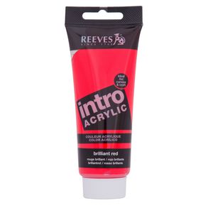 Reeves Acrylic Paint 100mL Brilliant Red