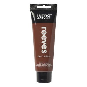 Reeves Acrylic Paint 120mL Burnt Umber