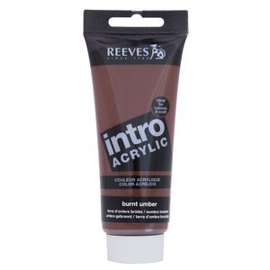 Reeves Acrylic Paint 100mL Burnt Umber