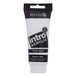 Reeves Acrylic Paint 100mL Titanium White
