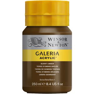 Winsor & Newton Galeria Acrylic Paint 250mL Burnt Umber