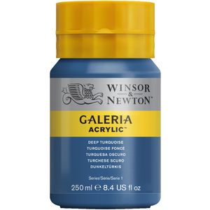 Winsor & Newton Galeria Acrylic Paint 250mL Deep Turquoise