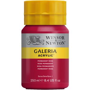 Winsor & Newton Galeria Acrylic Paint 250mL Permanent Rose