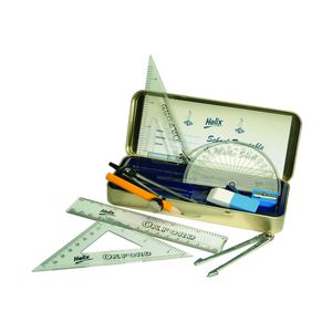 Helix Oxford Blue 9 Piece Maths Set