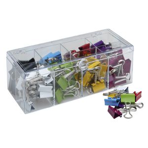 J.Burrows 19mm Foldback Clips Matte 96 Pack