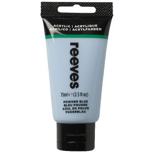 Reeves Artist Acrylic Paint 75mL Pale Powder Blue