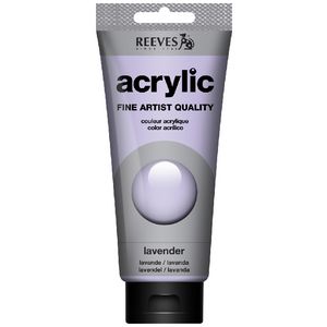 Reeves Artist Acrylic Paint 200mL Lavender