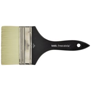 Liquitex Freestyle Broad Flat Paint Brush Short 4"