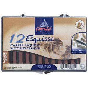 Conte Crayon Sanguine Medici Set 12 Pack