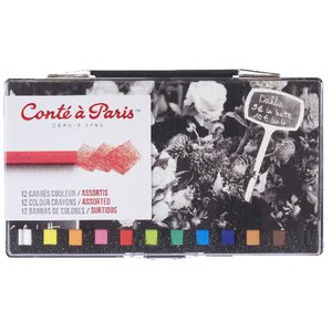 Conte Crayon Assorted 12 Pack