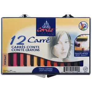 Conte Crayon Portrait Set 12 Pack