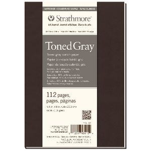 Strathmore Soft Cover Grey Journal 5.5 x 8"