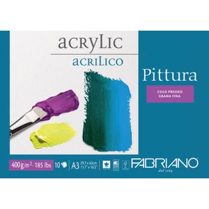 Fabriano A3 Acrylic Pad 400gsm 10 Sheet