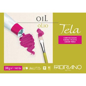 Fabriano A4 Oil Painting Pad 300gsm 10 Sheet