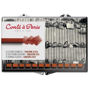 Conte Crayon Sanguine Natural Set 12 Pack