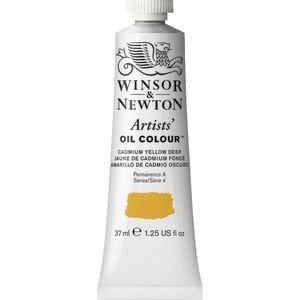 Winsor & Newton Artist Oil Colour 37mL Cadmium Yellow Deep s5