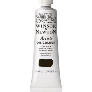 Winsor & Newton Artist Oil Colour 37mL Lamp Black S1