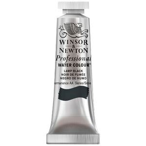Winsor & Newton Prof. Watercolour 5mL Lamp Black S1
