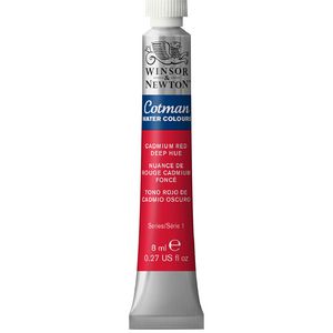 Winsor & Newton Cotman Watercolour 8mL Cadmium Red Deep Hue