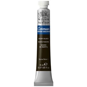 Winsor & Newton Cotman Watercolour 8mL Ivory Black