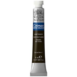 Winsor & Newton Cotman Watercolour 8mL Lamp Black