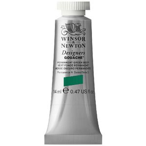 Winsor & Newton Designers Gouache 14mL Perm Green Deep S2