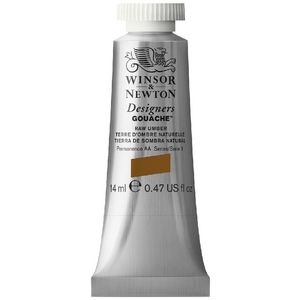 Winsor & Newton Designers Gouache 14mL Raw Umber S1