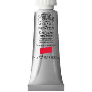 Winsor & Newton Designers Gouache 14mL Spectrum Red S1