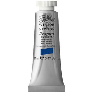 Winsor & Newton Designers Gouache 14mL Winsor Blue S3