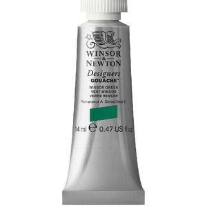 Winsor & Newton Designers Gouache 14mL Winsor Green S3