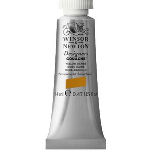 Winsor & Newton Designers Gouache 14mL Yellow Ochre S1