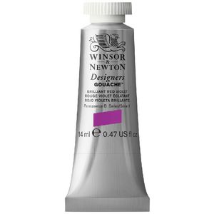 Winsor & Newton Designers Gouache 14mL Brill Red Violet S1
