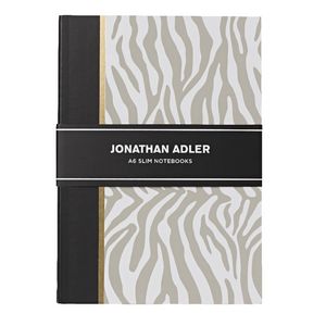Jonathan Adler A6 Slim Notebooks Black 2 Pack