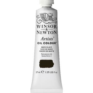 Winsor & Newton Artist Oil Colour 37mL Mars Black S2